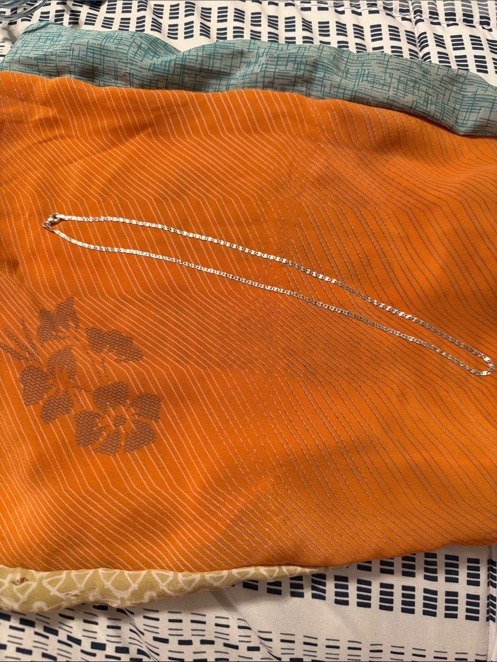 Delicate Sterling Silver Chain Necklace - Bright Silver 20”